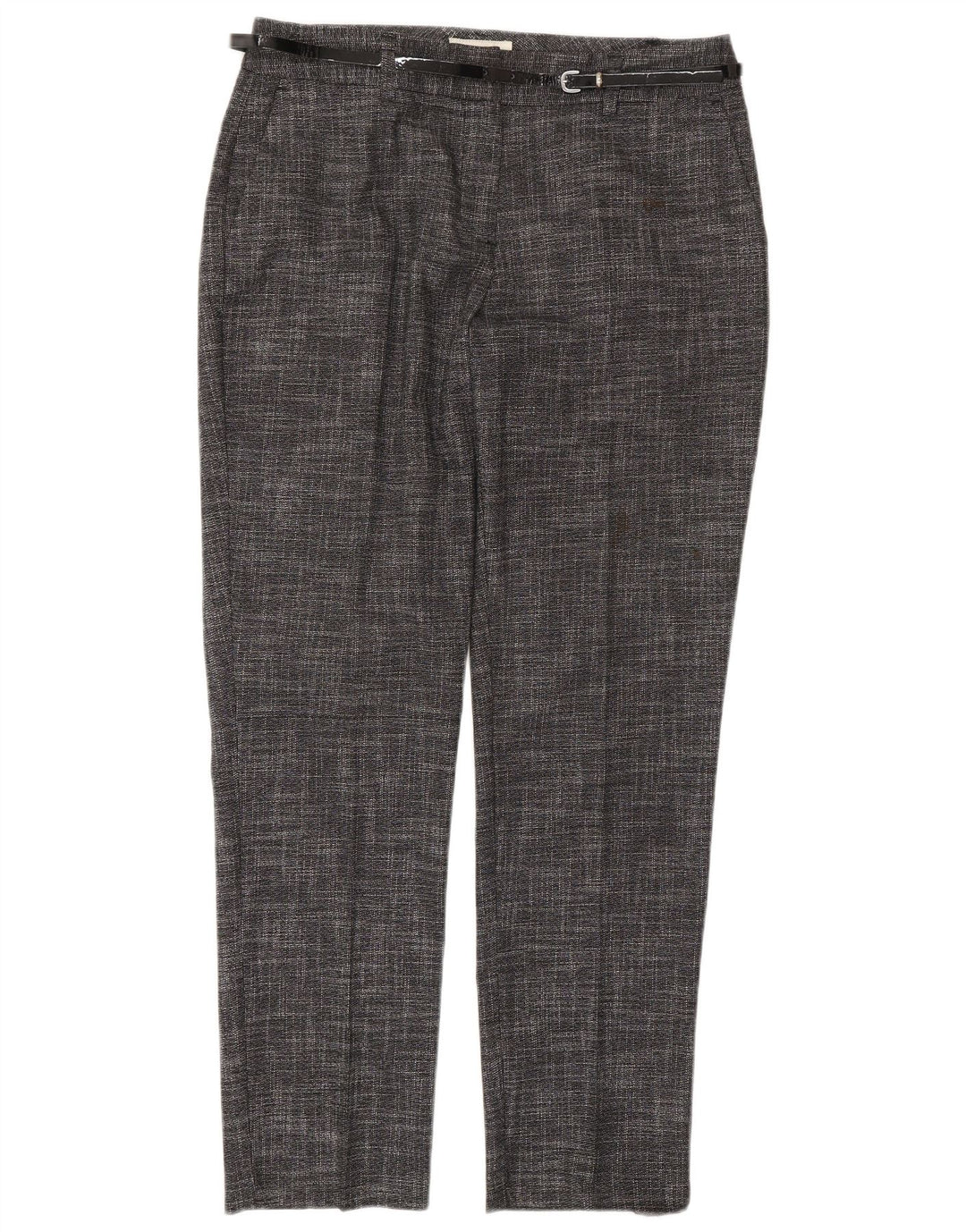 MONSOON Damen Kurze Freizeithose UK 10 Small W27 L28 Grau meliert