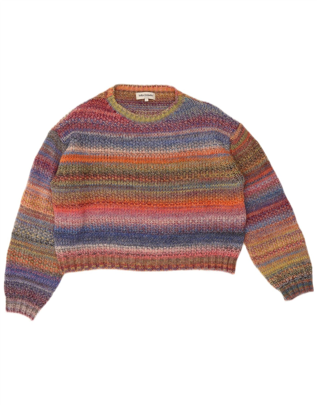 LOLLYS LAUNDRY Damen-Pullover mit Rundhalsausschnitt, Gr. 40, Größe L, mehrfarbig