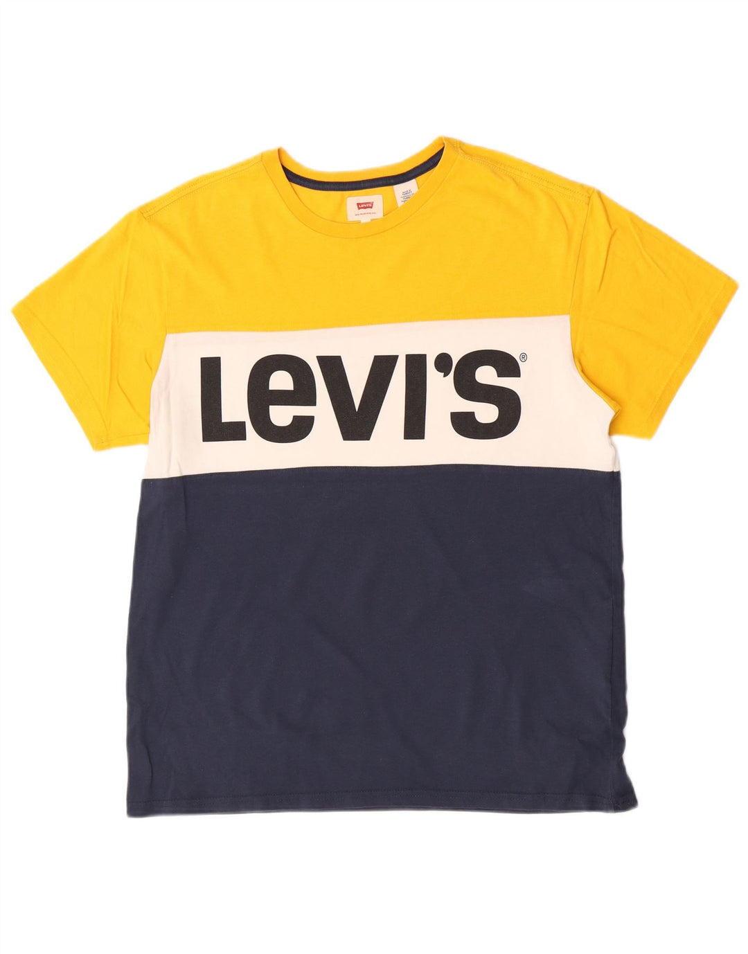 Levi's Herren-T-Shirt mit Grafik, mittelgroß, mehrfarbig, Colourblock-Baumwolle