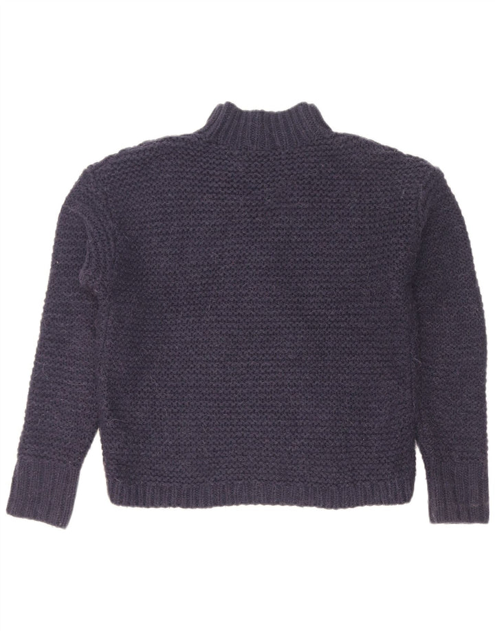 Gap Damen-Pullover mit Rollkragen, übergroß, Gr. 10, Marineblau