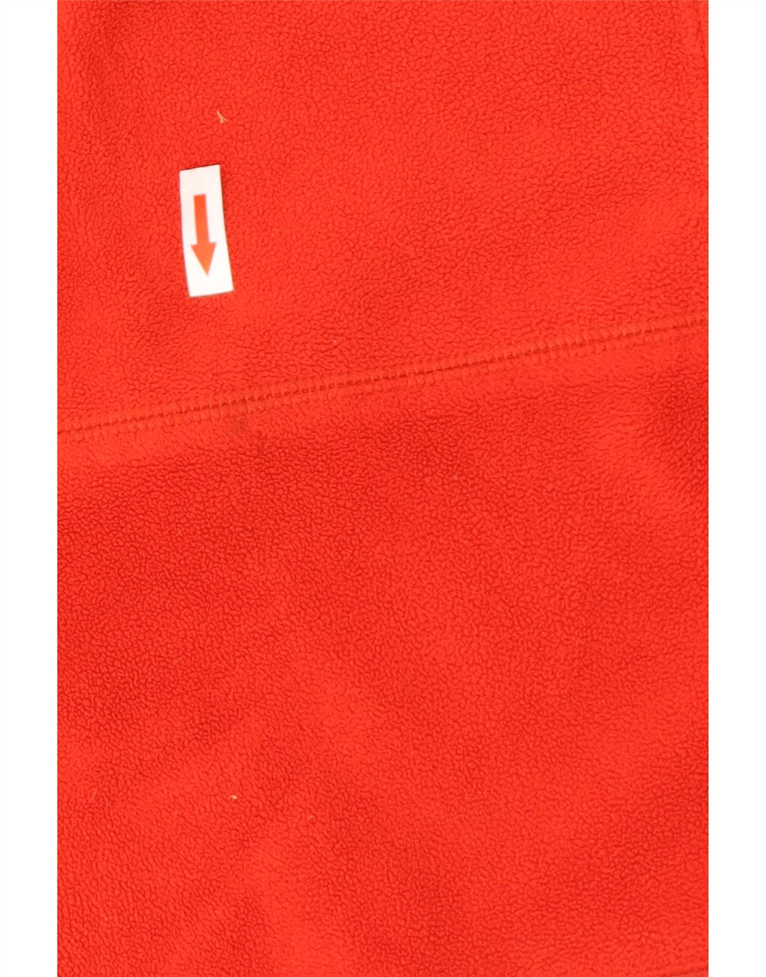 Asics Damen-Fleecepullover mit Reißverschluss am Hals, Mittelrotes Polyester
