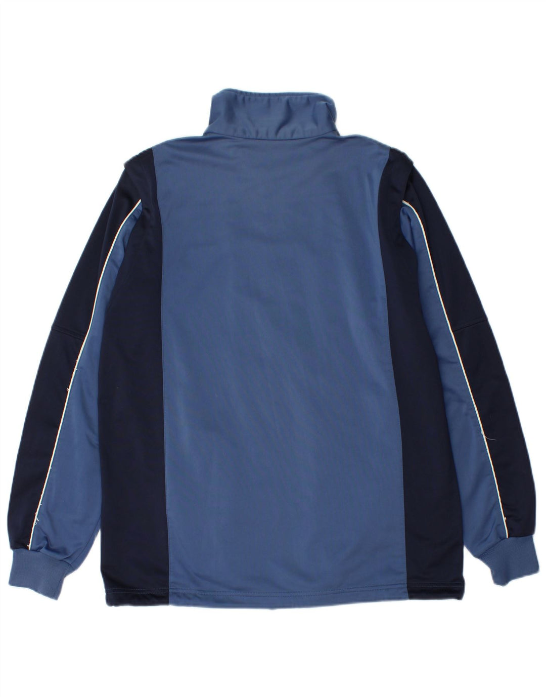 Kappa Herren-Trainingsanzug-Top-Jacke, Mittelblau, Farbblock