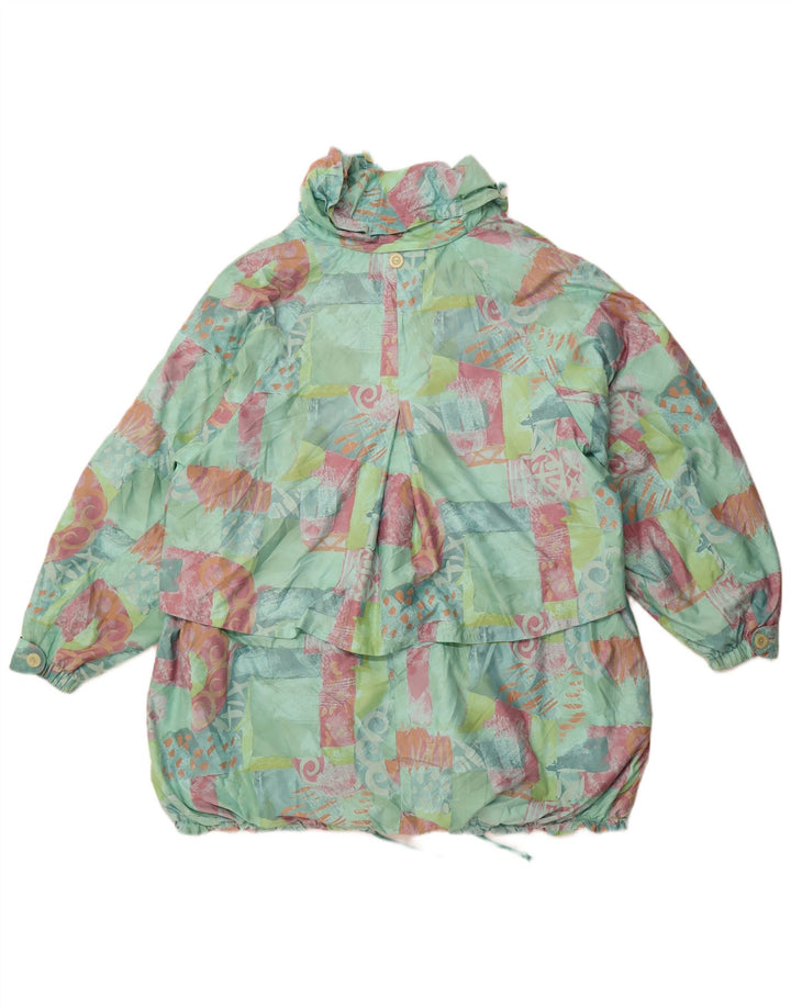 FUCHS & SCHMITT Damen-Windbreaker-Mantel UK 12 Mittelgrün Retro