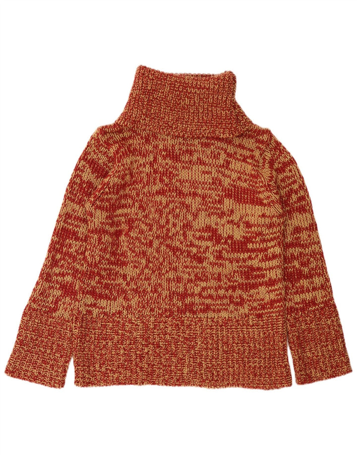 Blue Motion Rollkragenpullover für Damen, UK 16, Größe L, Rot meliert