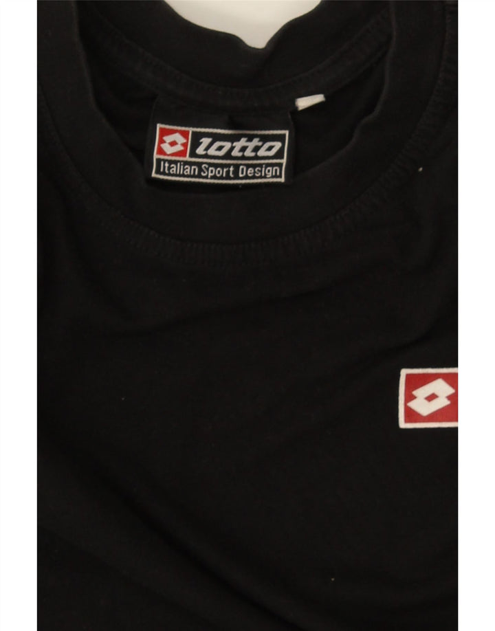 Lotto Herren T-Shirt Top Large Schwarz