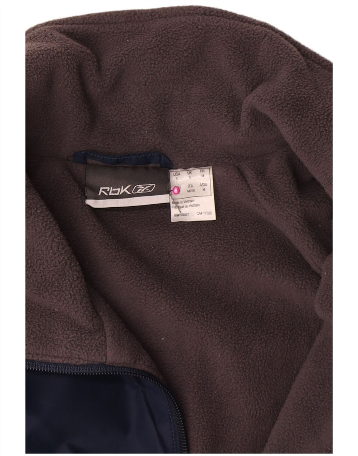 Reebok Herren Windjacke UK 36 Small Marineblau Polyamid
