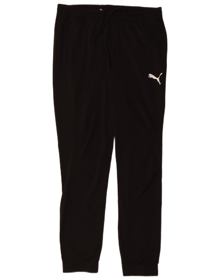 Puma Herren-Trainingshose, Jogginghose, Größe L, Schwarz, Polyester