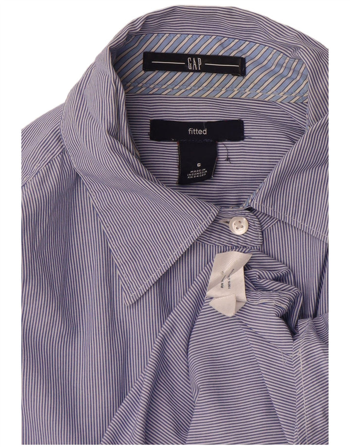 Gap Damenhemd US 6 Medium Lila gestreift