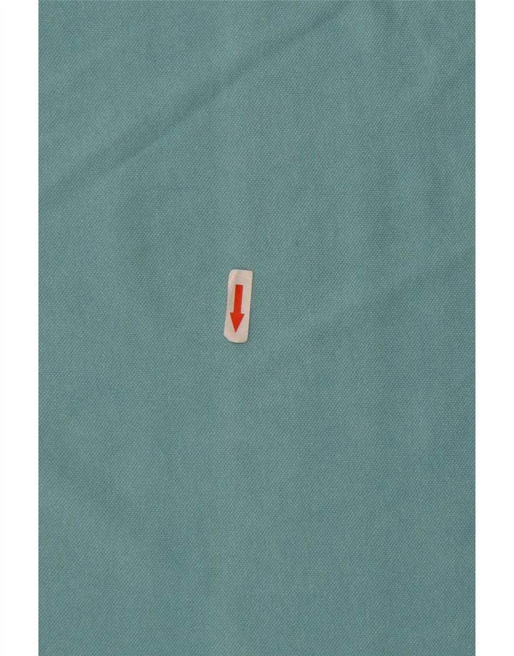 Champion Herren-Poloshirt aus mittelblauer, gestreifter Baumwolle