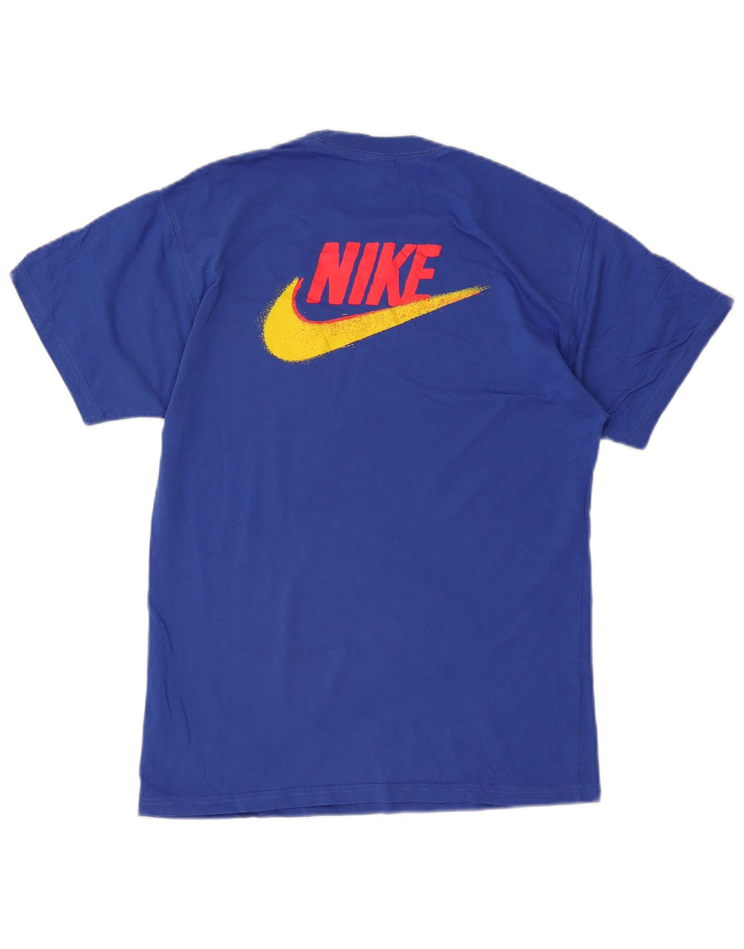 Nike Herren-T-Shirt mit Grafik, Größe S, Blau, Baumwolle