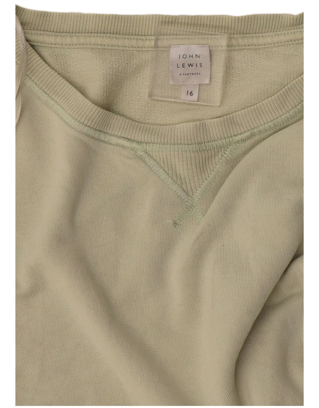 John Lewis Damen Sweatshirt Pullover UK 16 Large Grün