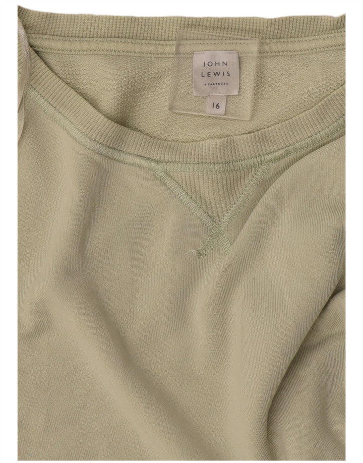 John Lewis Damen Sweatshirt Pullover UK 16 Large Grün