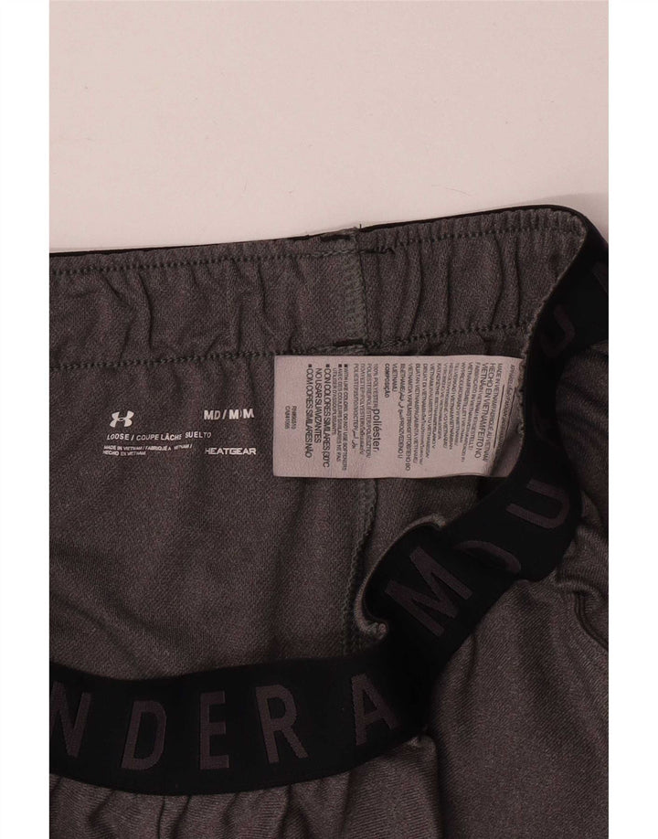 Under Armour Damen Sportshorts UK 12 Mittelgrau Polyester Sport
