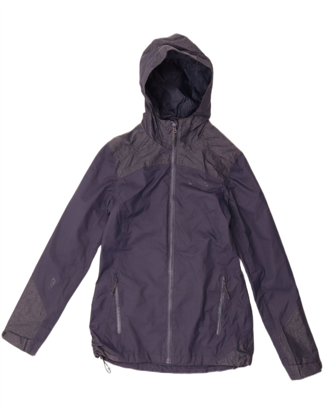 MOUNTAIN WAREHOUSE Damen Regenjacke UK 10 Small Marineblau Farbblock