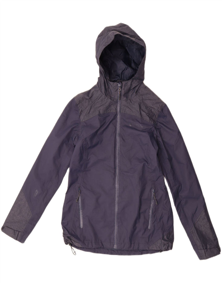 MOUNTAIN WAREHOUSE Damen Regenjacke UK 10 Small Marineblau Farbblock
