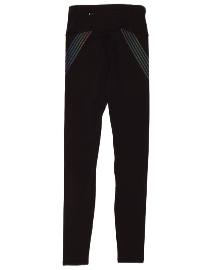 SUPERDRY Grafik-Leggings für Damen, UK 6, Größe S, Schwarz, Polyester