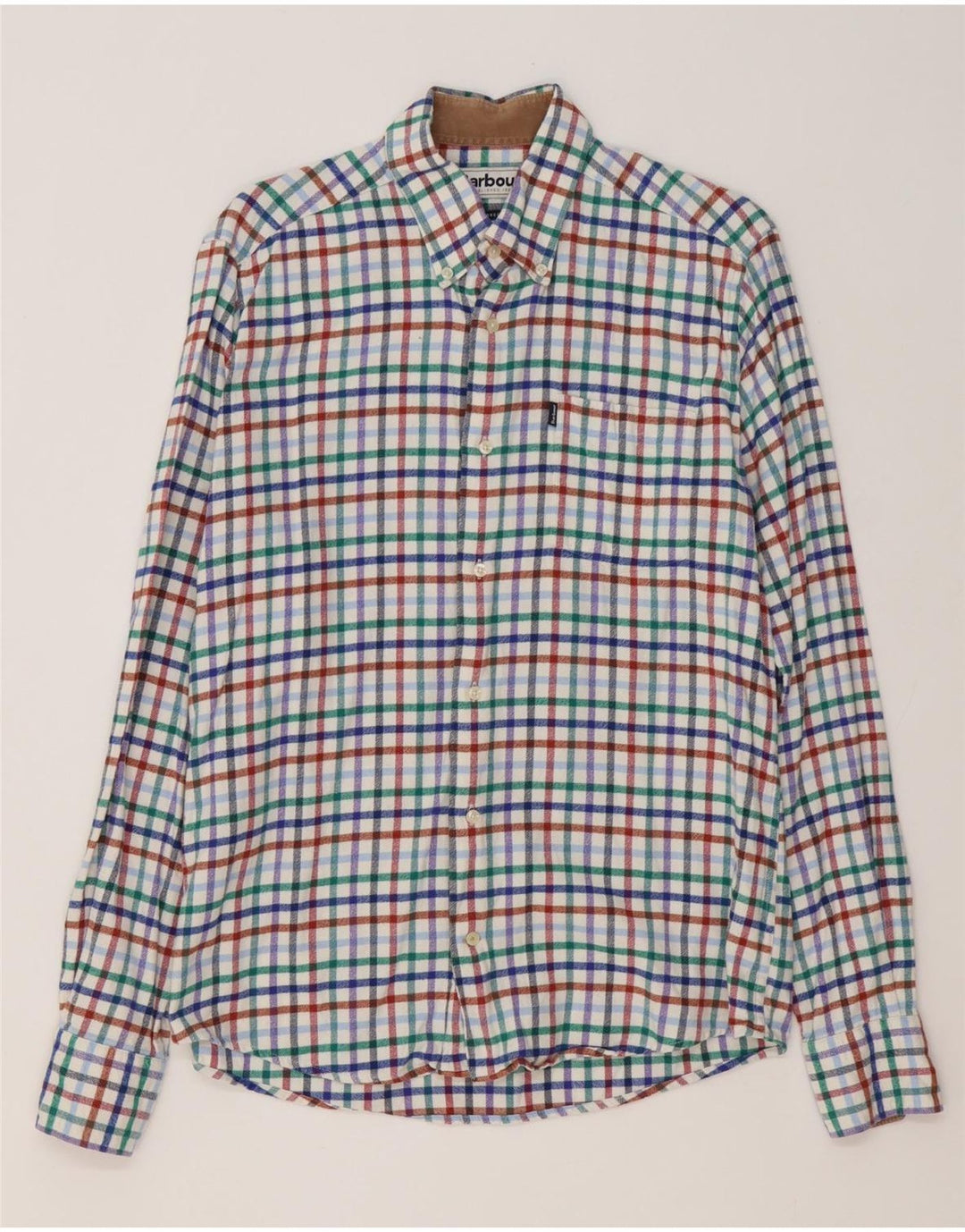 Barbour Herren-Flanellhemd, mittelgroß, mehrfarbig, kariert, Baumwolle