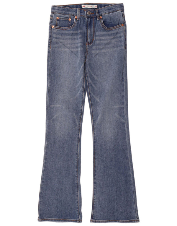 Levi's Mädchen 726 Flared Jeans 11–12 Jahre W24 L29 Blaue Baumwolle
