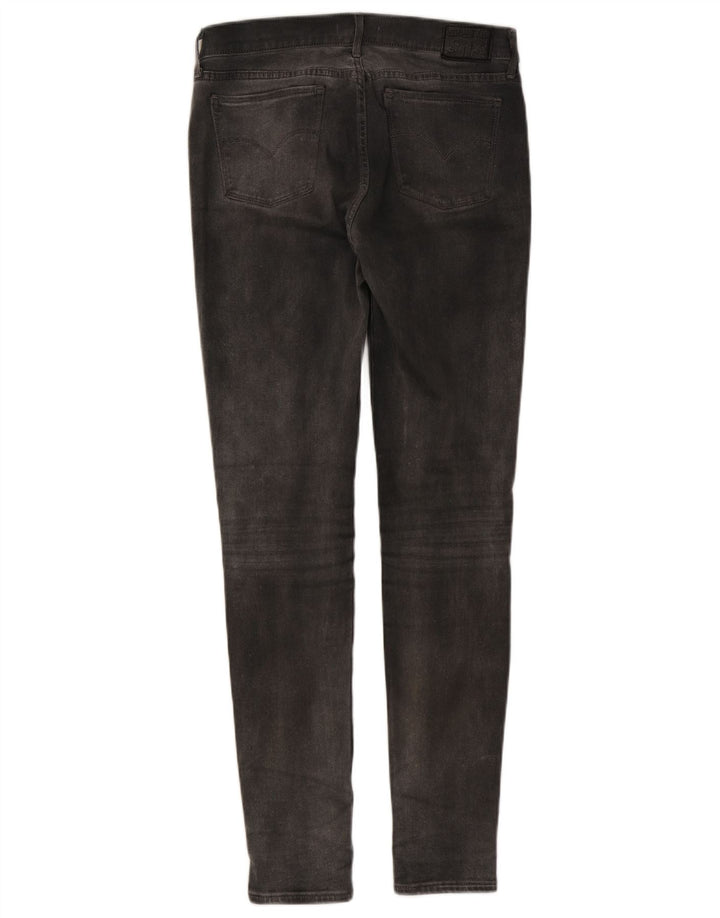Levi's Damen 710 Super Skinny Jeans W31 L32 Graue Baumwolle