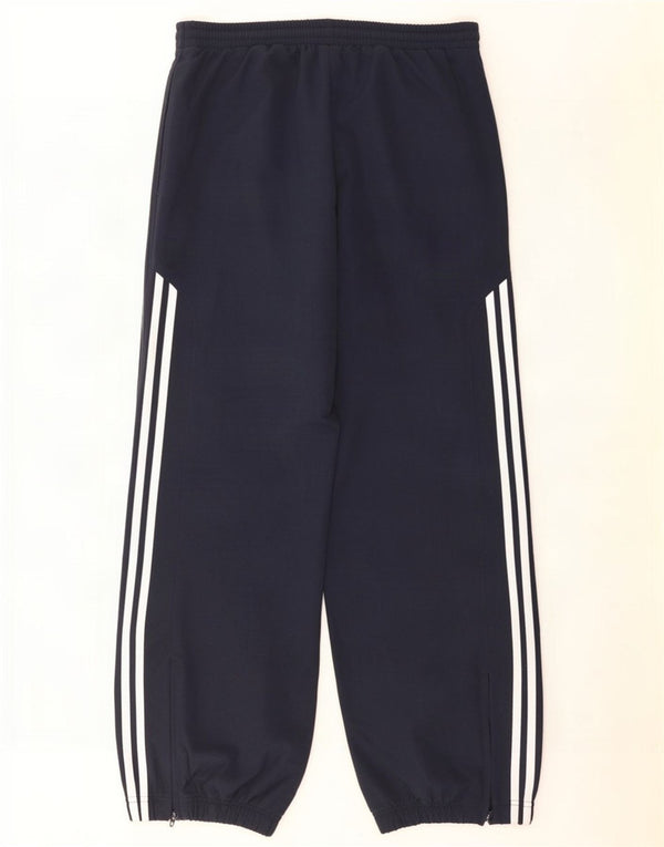 Adidas Womens Tracksuit Trousers Joggers UK 10 Small Navy Blue Polyester