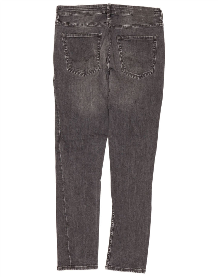JACK & JONES Herren GLENN Slim Jeans W32 L32 Graue Baumwolle