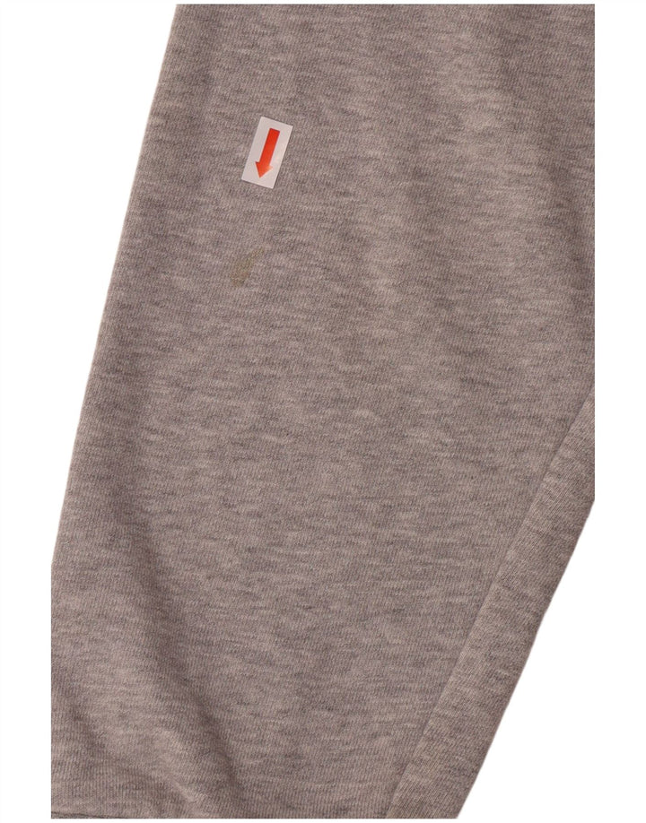 ADIDAS Herren Grafik-Sweatshirt-Pullover, große graue Baumwolle