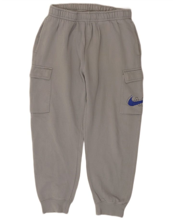 Nike Herren Cargo Crop Trainingsanzug Hose Jogger mittelgraue Baumwolle