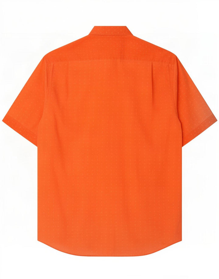Levi's Herren-Kurzarmhemd, groß, orange gepunktet
