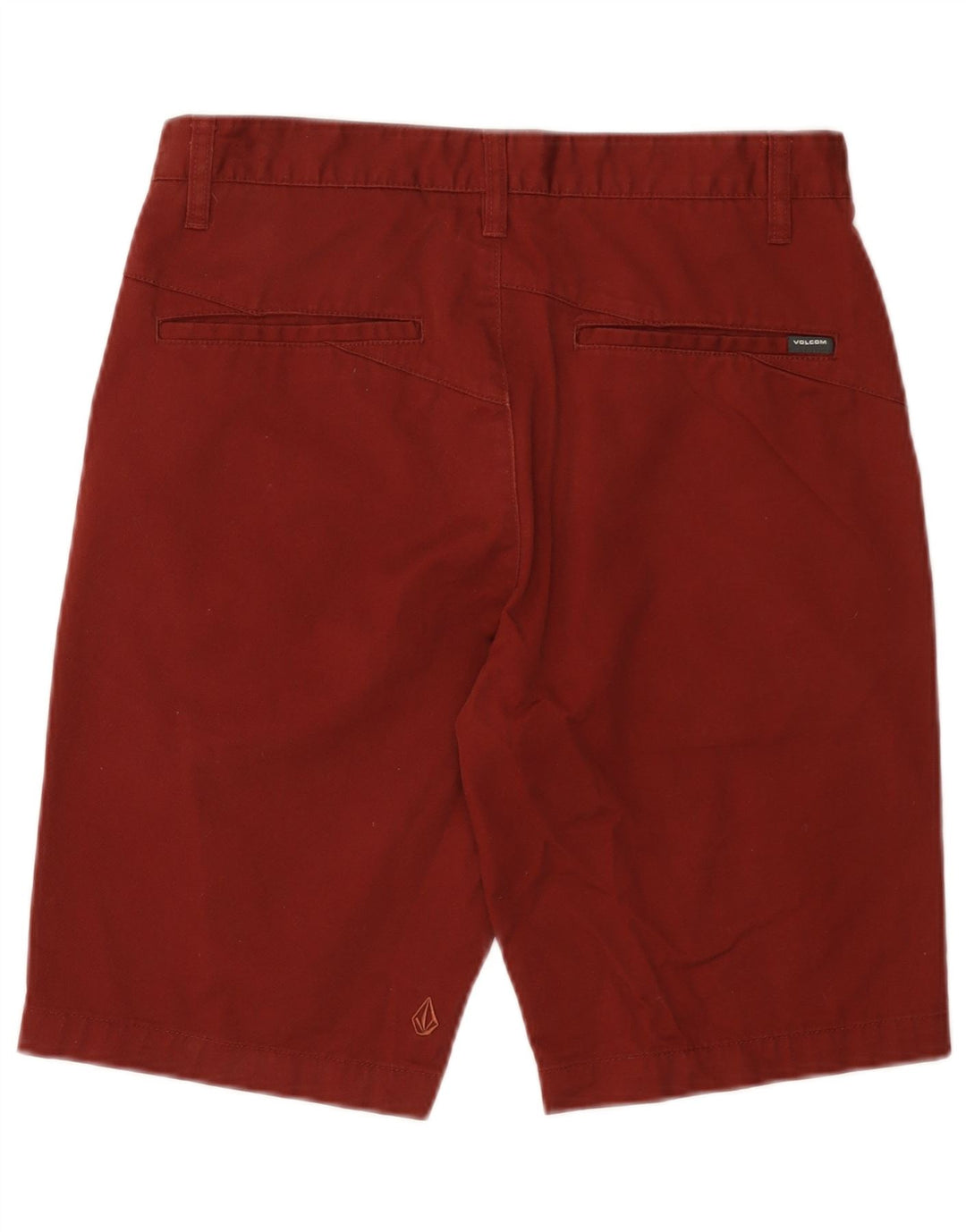 VOLCOM Herren Chino-Shorts W30 Medium Burgunder Baumwolle