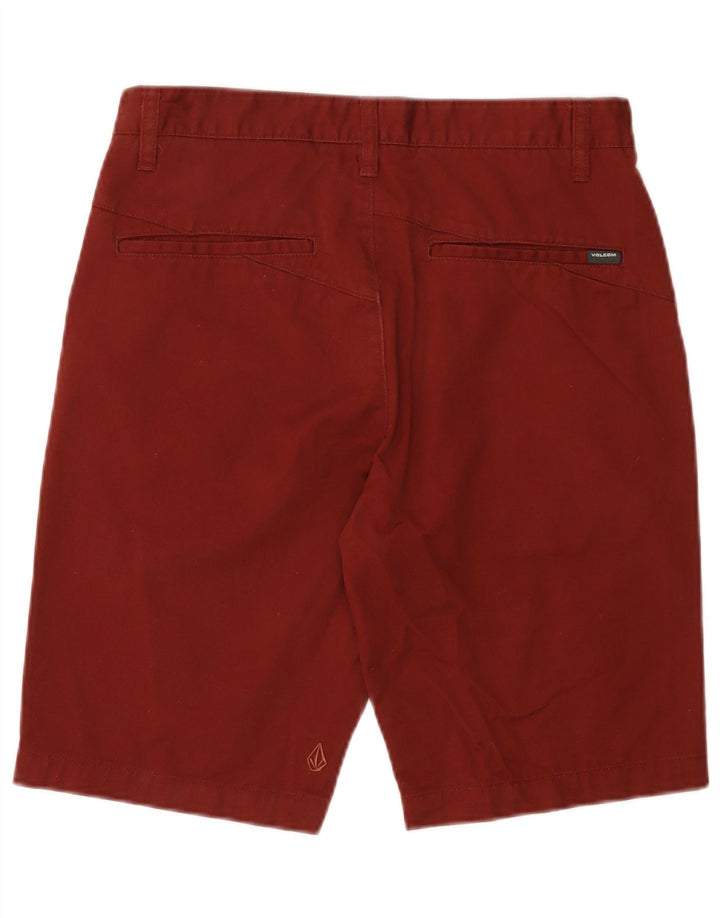 VOLCOM Herren Chino-Shorts W30 Medium Burgunder Baumwolle
