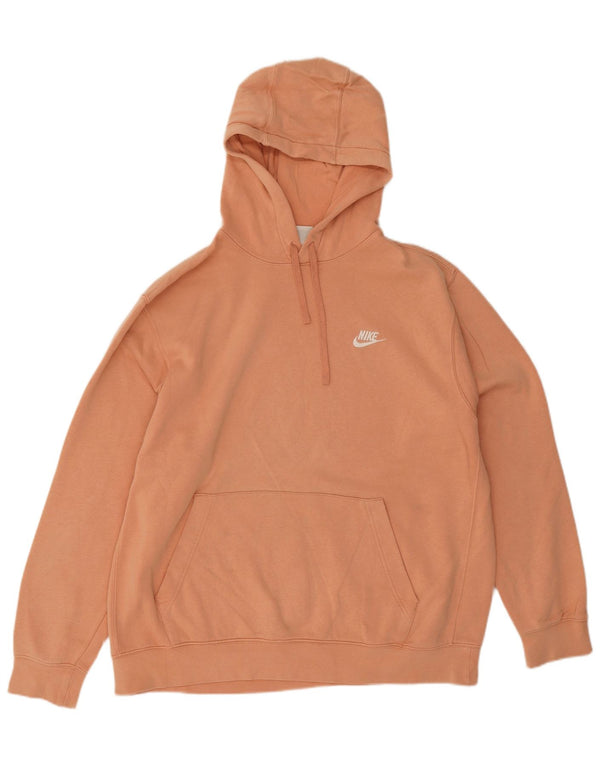 Nike Herren Hoodie Pullover XL Orange Baumwolle