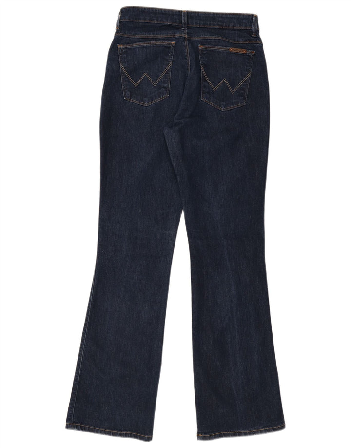 Wrangler Damen Schlagjeans W31 L32 Marineblaue Baumwolle