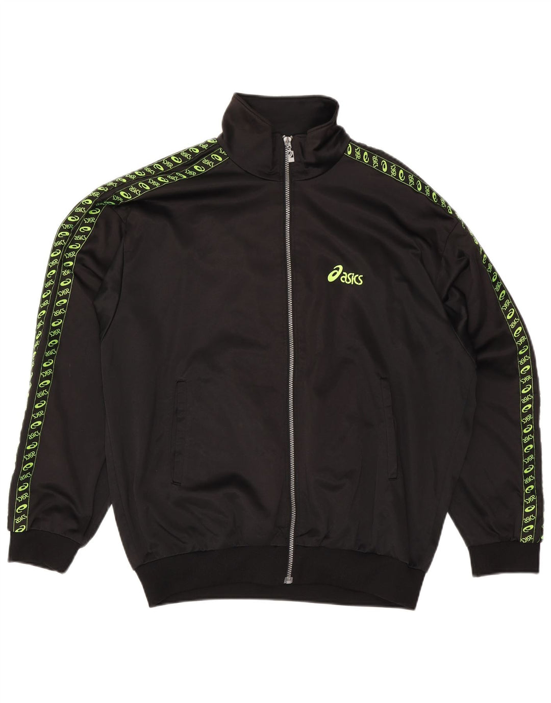 Asics Herren Graphic Trainingsanzug Top Jacke XL Schwarz