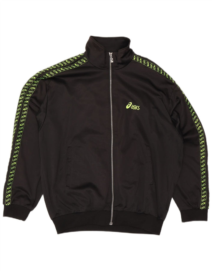 Asics Herren Graphic Trainingsanzug Top Jacke XL Schwarz