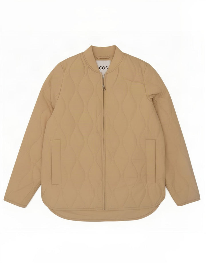 Cos Herren Steppjacke UK 34 XS Beige Polyester