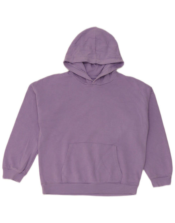 Marks & Spencer Kapuzenpullover für Mädchen, 11–12 Jahre, lila Baumwolle