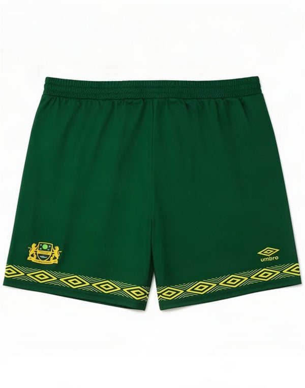 Umbro Mens Graphic Sport Shorts Large Green Geometrisch Polyester