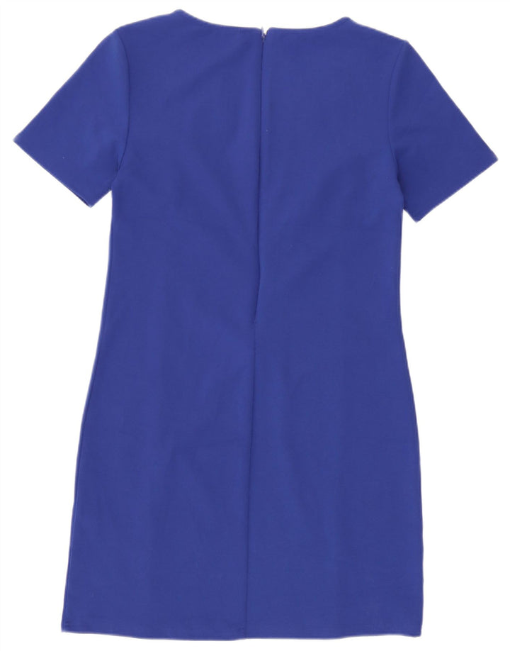 Lipsy Damen Etuikleid UK 10 Small Blau Polyester