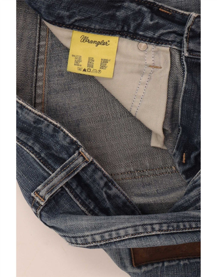 Wrangler Damen-Jeans „Crank Straight“, W32, L34, Blau, Baumwolle