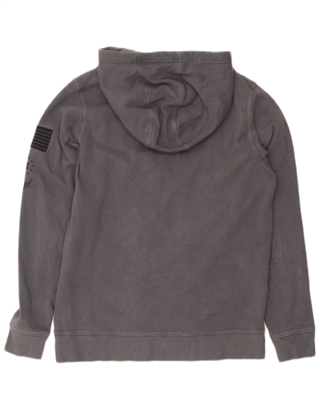 Under Armour Herren-Kapuzenpullover mit Grafik, mittelgraue Baumwolle