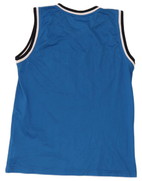 Champion Italia Grafik-Trägershirt für Jungen, 13–14 Jahre, XL, blaues Polyester