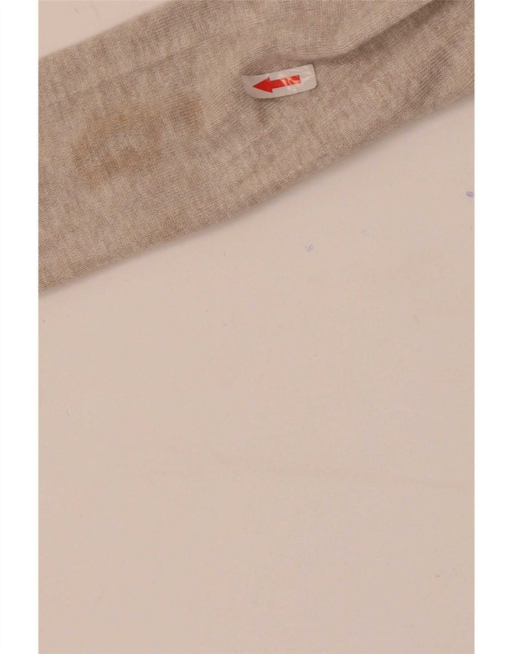 Zara Damen Longline Open Cardigan Pullover UK 8 Small Beige