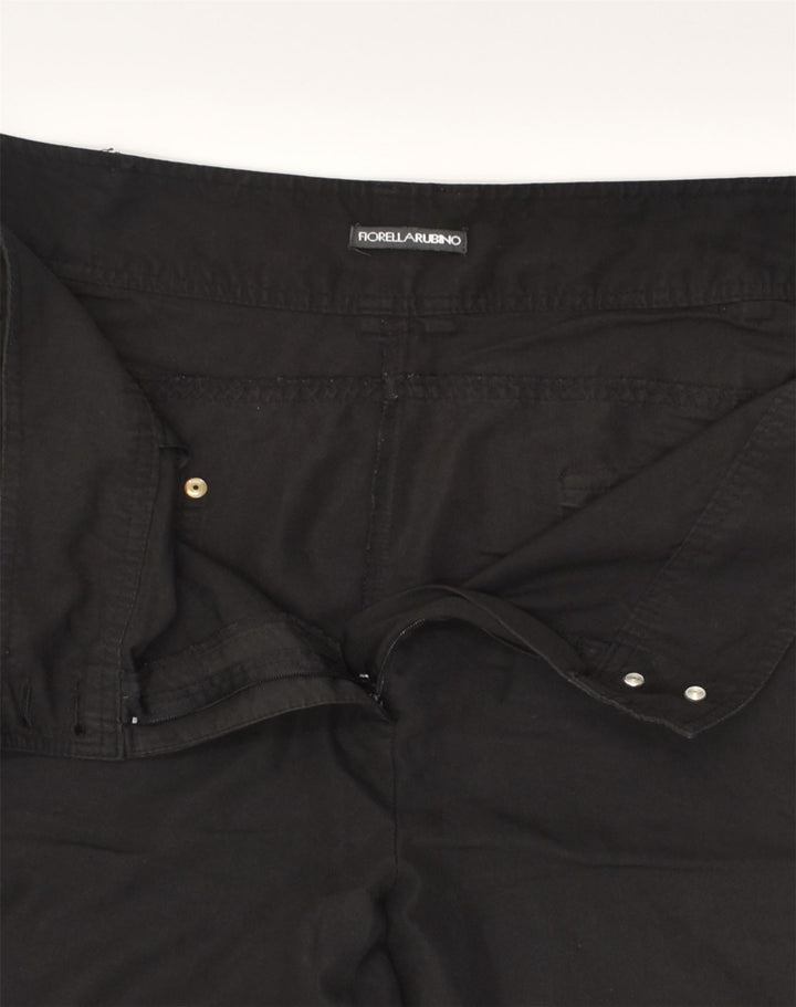FIORELLA RUBINO Womens Joggers Trousers W40 L29 Black Viscose | Vintage Fiorella Rubino | Thrift | Second-Hand Fiorella Rubino | Used Clothing | Messina Hembry 