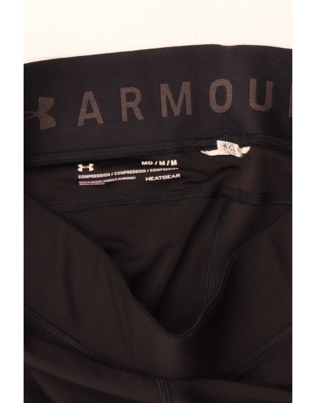 Under Armour Damen Heat Gear Leggings UK 14 Medium Schwarz
