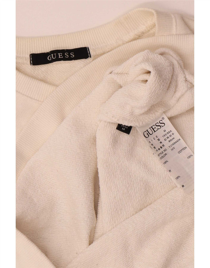Guess Grafik-Sweatshirt für Damen, UK 14, mittelgrau, aus Baumwolle