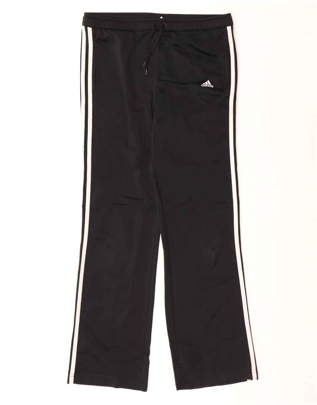 Adidas Damen Trainingshose UK 10 Small Schwarz Polyester