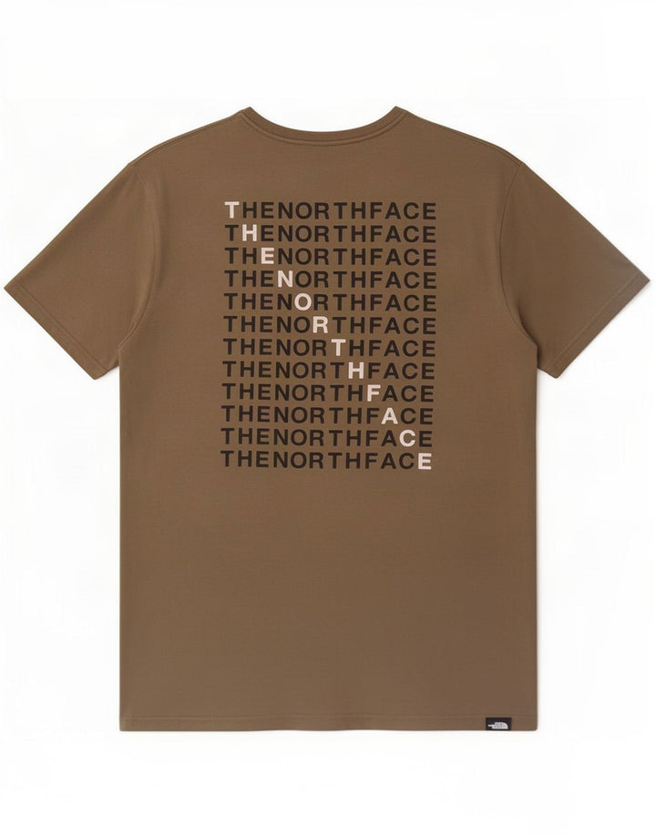 The North Face Herren Grafik-T-Shirt-Oberteil Mittel Khaki