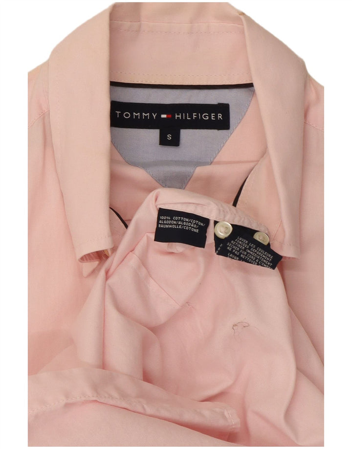 Tommy Hilfiger Herrenhemd, klein, rosa, Baumwolle