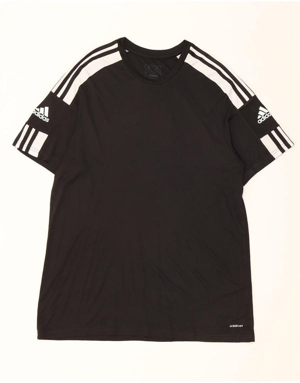 Adidas Herren Aeroready Slim Fit T-Shirt Top XL Schwarz Farbblock