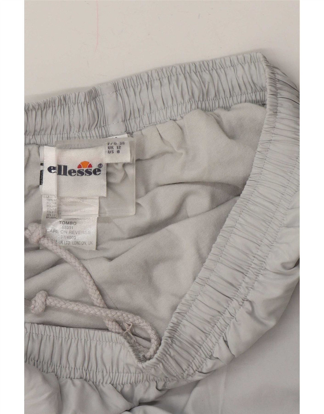 Ellesse Damen-Trainingshose, UK 12, mittelgraues Polyester